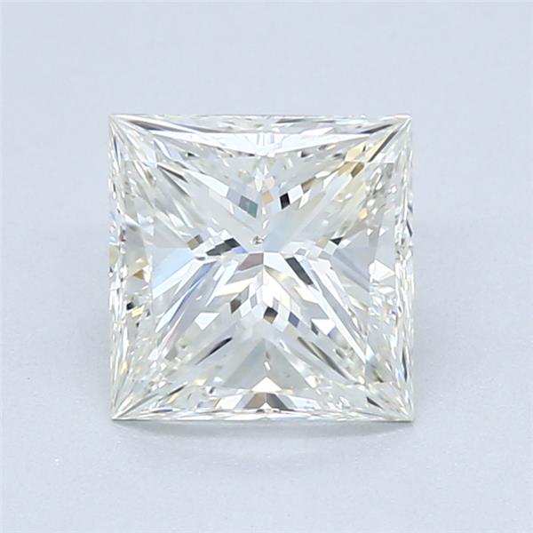GIA Certified Great Value 2 Carat Diamond Square Princess J/K Si2