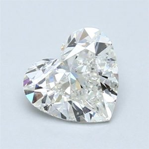 GIA Certified Great Value Heart Diamond J/K Si2 1.25 Carats
