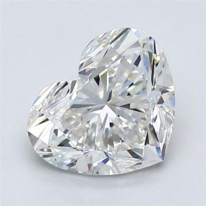 GIA Certified Premium Heart Diamond H Si1 2 Carats