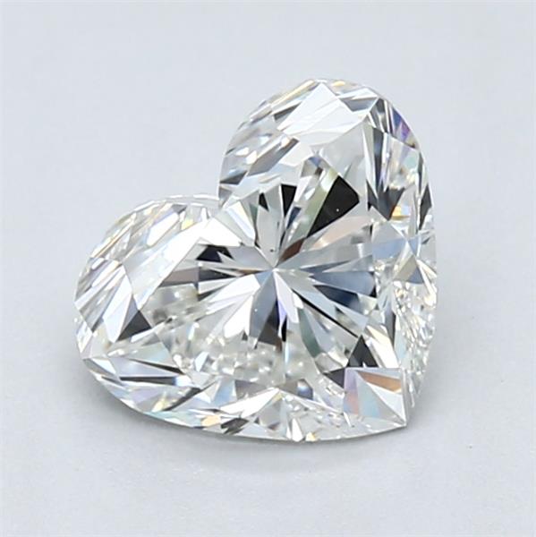 GIA Certified Premium Heart Diamond H Si1 2