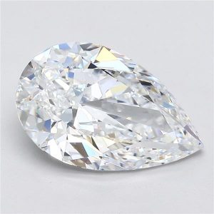 GIA Certified Super Luxe Pear D/E VS1 Pear Diamonds